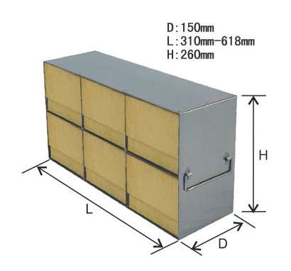 美国精骐         存放15ml和50ml试管盒的立式冰箱分隔架-UFLB系列